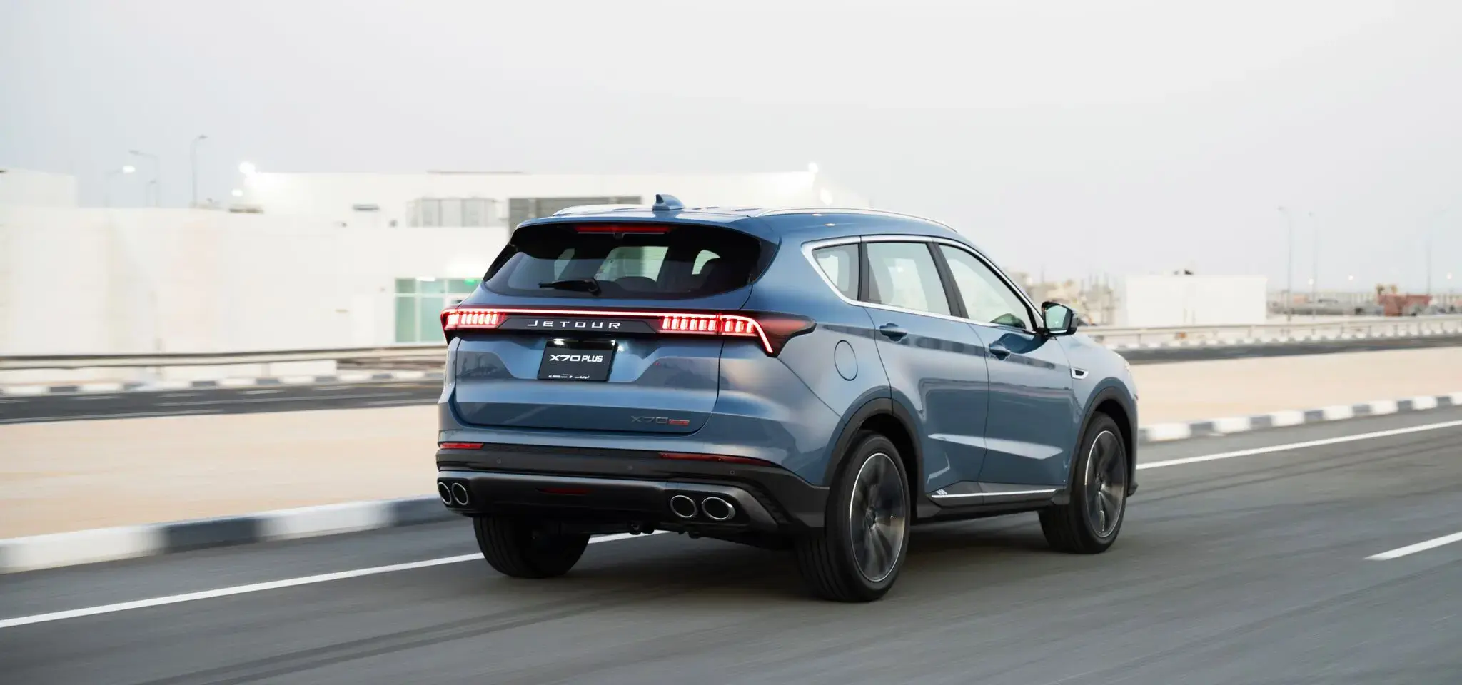 Sleek Rear Styling with LED Tail Lights